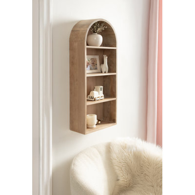 Tablette de rangement murale arquée Arcott