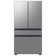 Samsung 23 cu. ft. Bespoke Counter Depth 4-Door French Door Refrigerator with Inner Beverage Center in Stainless Steel