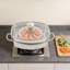 Casserole à vapeur 304 en acier inoxydable 304, batterie de cuisine à vapeur ovale 1,32 gallons-132013629