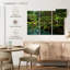 Ensemble de 3 pièces de bonsaï sur toile Zen Lakeside-1615131191