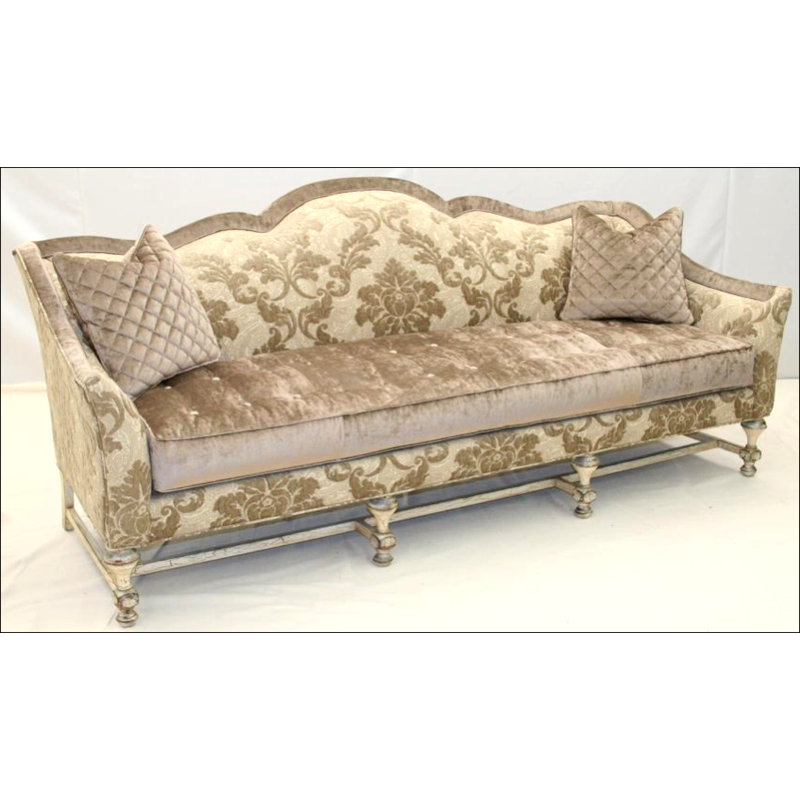 Leather Sofa, Hair Hide Zebra in the Wild, Natural, Pewter