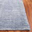 Tapis gris / bleu clair en viscose / laine / coton touffeté à la main Wibbo-1025497787