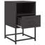 Angeliese 36cm W Steel Bedside Table-934719164
