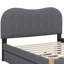 Lit plateforme tapissier avec pieds de support en bois et lit gigogne-1110932128-1110932131
