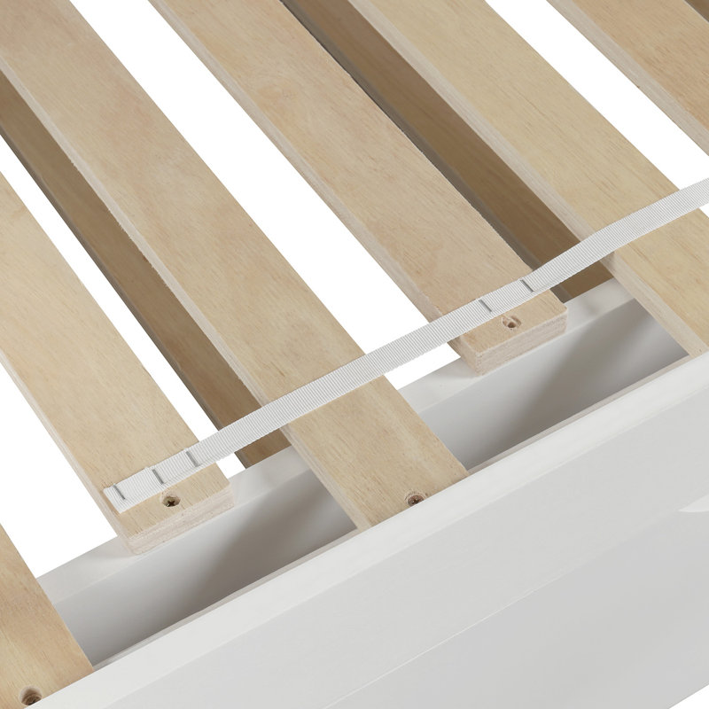 Daybed with Trundle Bed, White