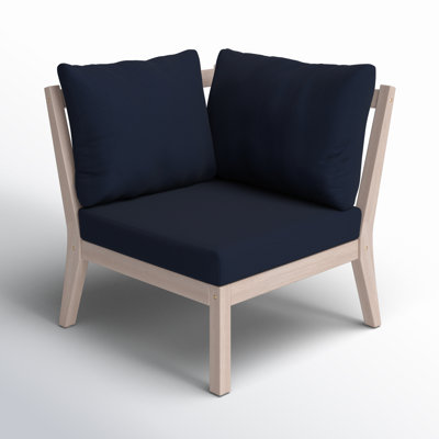 Amina Acacia Patio Lounge Chair