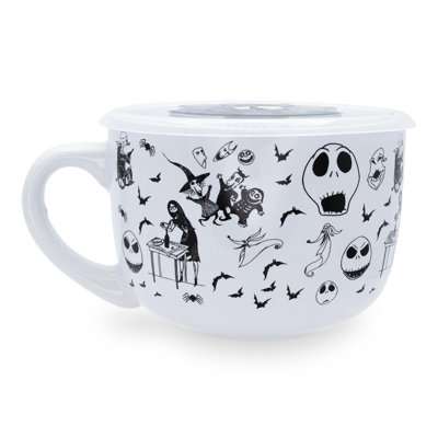 Tasse à soupe en céramique avec couvercle Disney The Nightmare Before Christmas