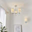 Iyanna Fabric Semi Flush Mount