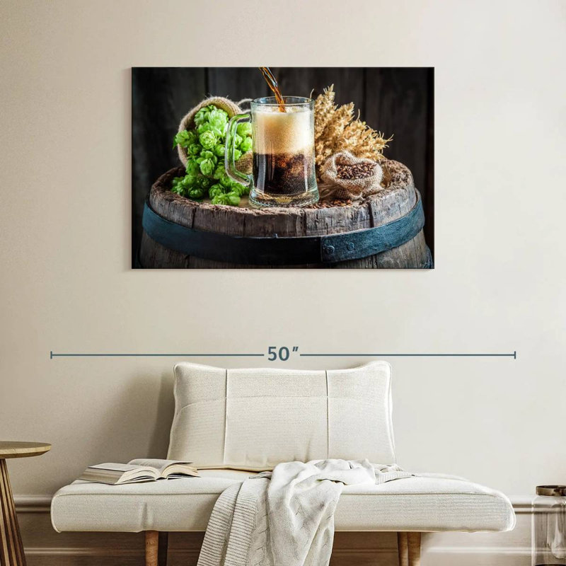 Yarlin Beer, 26" H x 39" W