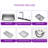 29.6" Drop-In Workstation Kitchen Sink with Faucet, Single Bowl Stainless Steel