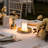Candle 6.3"D Dimmable LED Candle Small Table Lamp with 4 Brightness Levels