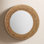 Bostwick Seagrass Round Wall Mirror