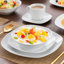 36 Piece Porcelain China Dinnerware Set - Service for 6