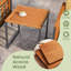 Elice 4 - Person Acacia Wood Patio Conversation Set with Cushions