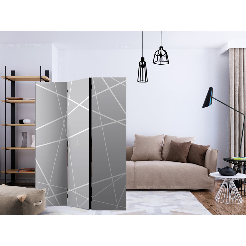 135cm W x 172cm H 3 - Panel Wood Folding Room Divider