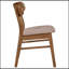 Ensemble de chaises d'appoint de salle à manger en noyer et brun Whisten, design moderne Mid-Century avec revêtement confortable et pieds robustes pour une salle à manger élégante