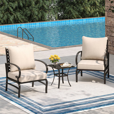 Bular 23.8" Outdoor Single Sofa 