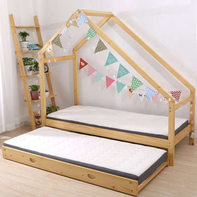 Isabelle & Max™ Roodhouse 3.93'' Medium Gel Memory Foam Mattress and Bed Frame