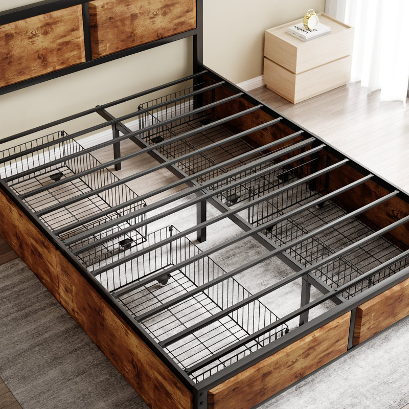 Metal Storage Bed