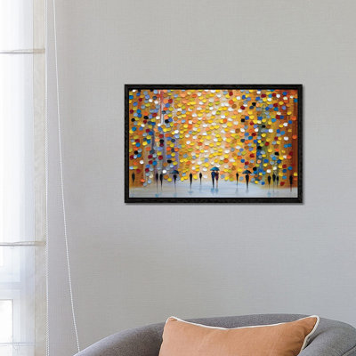 Lovely Rain by Ekaterina Ermilkina - Floater Frame Gallery-Wrapped Canvas Giclée on Canvas