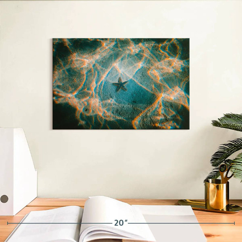 Crowle Sandy Underwater Starfish, H 8 po x l 12 po