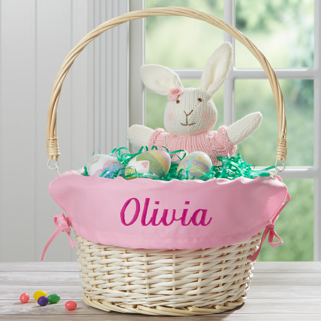 Personalization Mall Wicker Decorative Basket Personalization Mall
