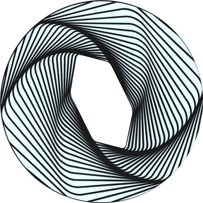 Hypnotic Turns 1 Print by Mat Sanders