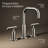Purist Widespread Faucet with Drain Assembly Low Lever Handles and Low Gooseneck Spout-1674475059