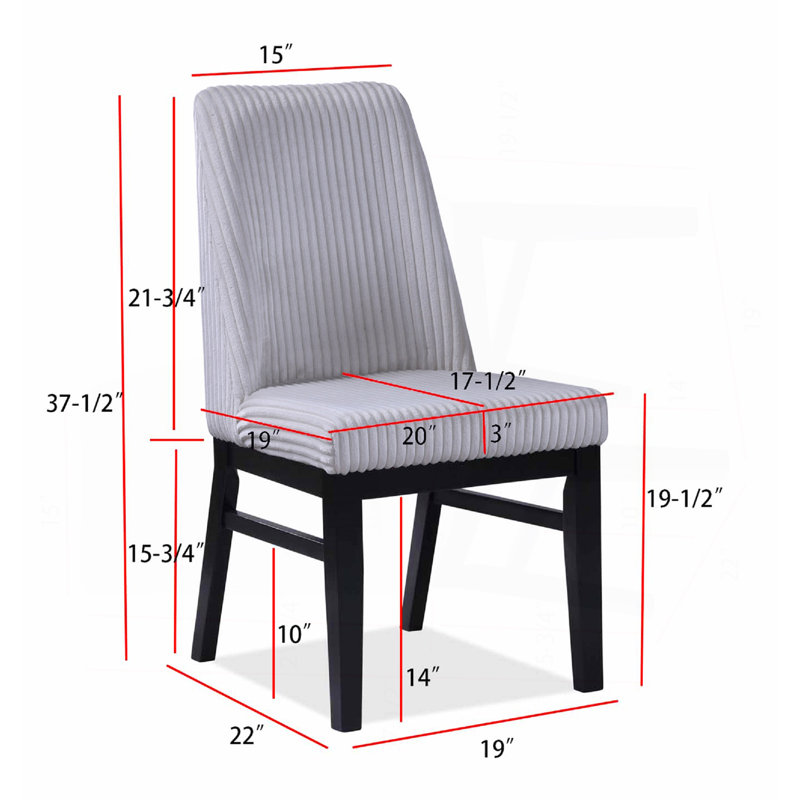 Ensemble de salle à manger 5 pièces 5 pièces, Gris clair