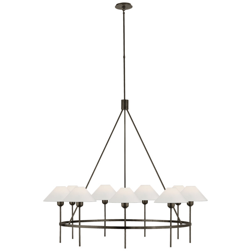 Hackney 9 - Light Chandelier, Bronze