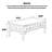 Carved mahogany coffee table