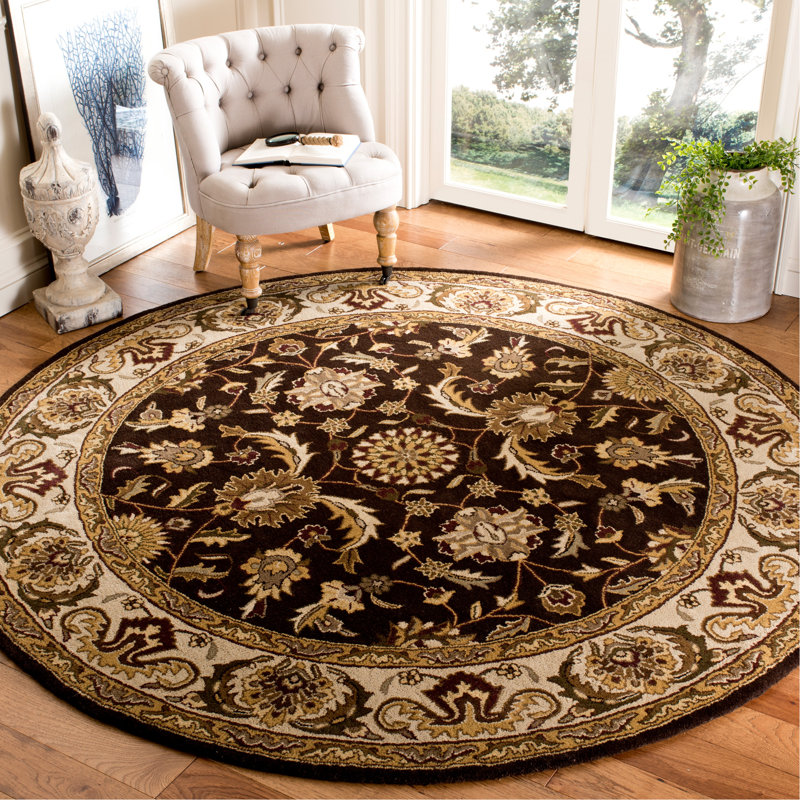 Colliers Hand Tufted Wool Oriental Rug, Round 7'