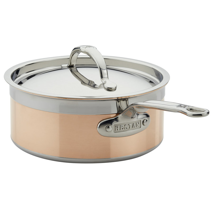 Casserole recouverte de cuivre Hestan, 3 pintes