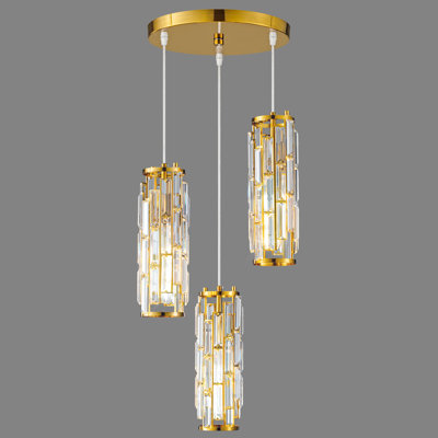 Adjustable Pendant Light Fixture Modern Pendant Light Crystal 