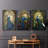 Peacock  Series  L  -Premium Gallery Wrapped Canvas Set -Ready to Hang-102398732