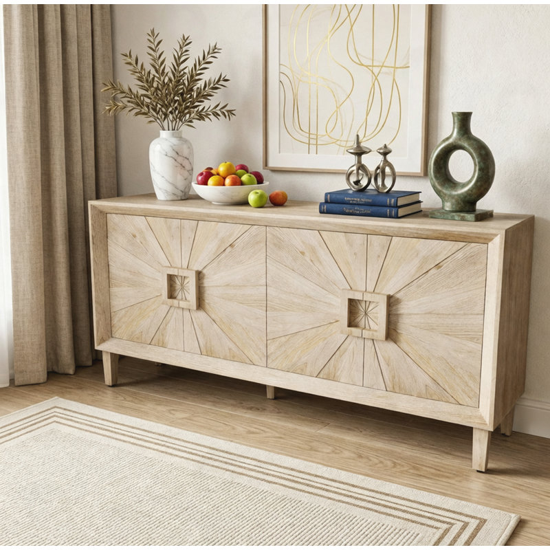 Buffet avec 4 portes, Naturel
