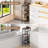 4 Tier Slim Rolling Storage Cart with Pull-Out Baskets