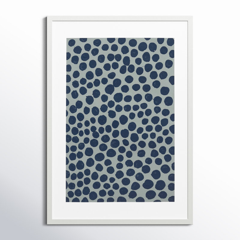 Navi Blackberry on Gray par Michela Sorrentino - Peinture, Blanc, H 50 po x l 35 po x P 1,25 po