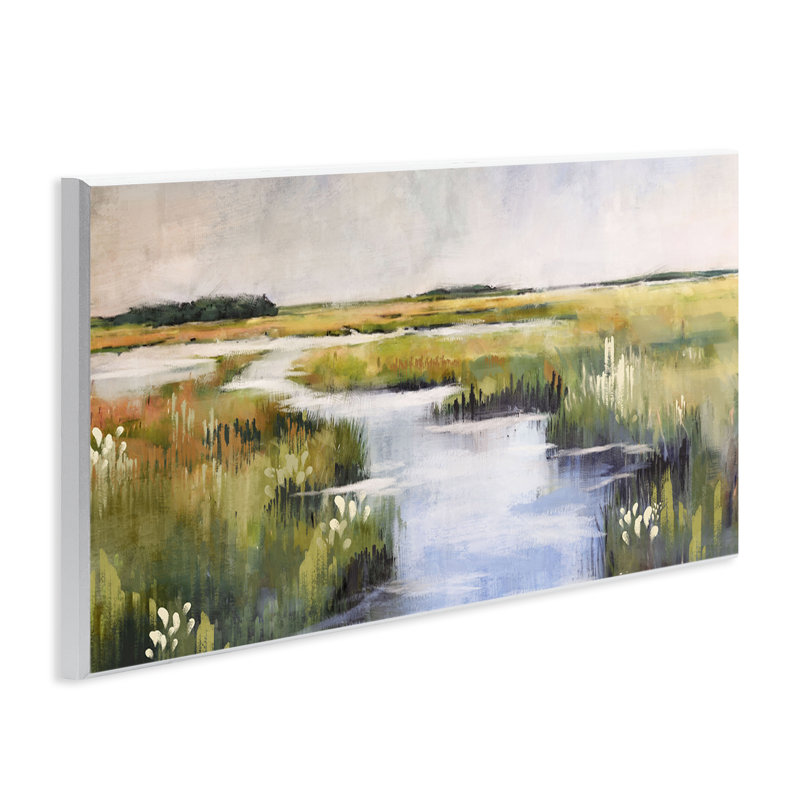 «River Through Marshlands» par Nina Blue