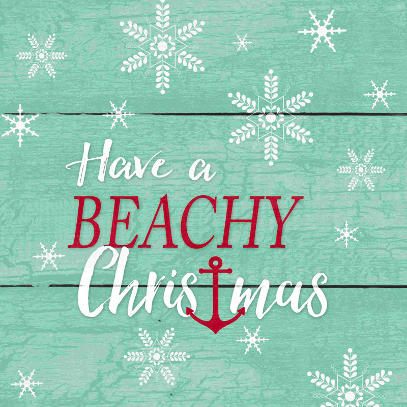 Beachy Xmas par - on, H 12 po x l 12 po