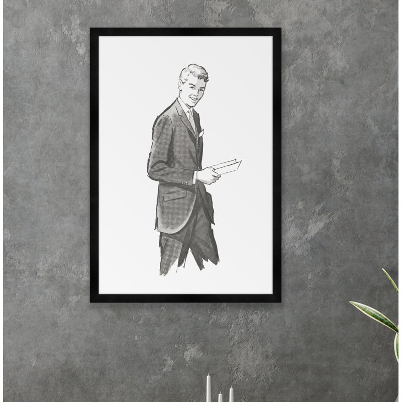 Mid Century Teen Model Print