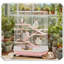 Cage en bois pour petit animal avec roulettes