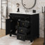 Meuble-lavabo de 36 pouces avec meuble-lavabo avec tiroir escamotable et 3 tiroirs-847304017