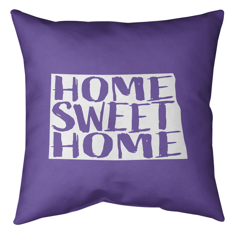 Housse de coussin nouvelle hampshire home, 16 po x 1 po, Dakota du Nord, Mauve