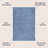Amidon Modern Flatweave Solid Blue Indoor/Outdoor Rug-152044715