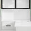 Bureau d'ordinateur en L avec tiroirs. Étagère de rangement et armoire-370259757