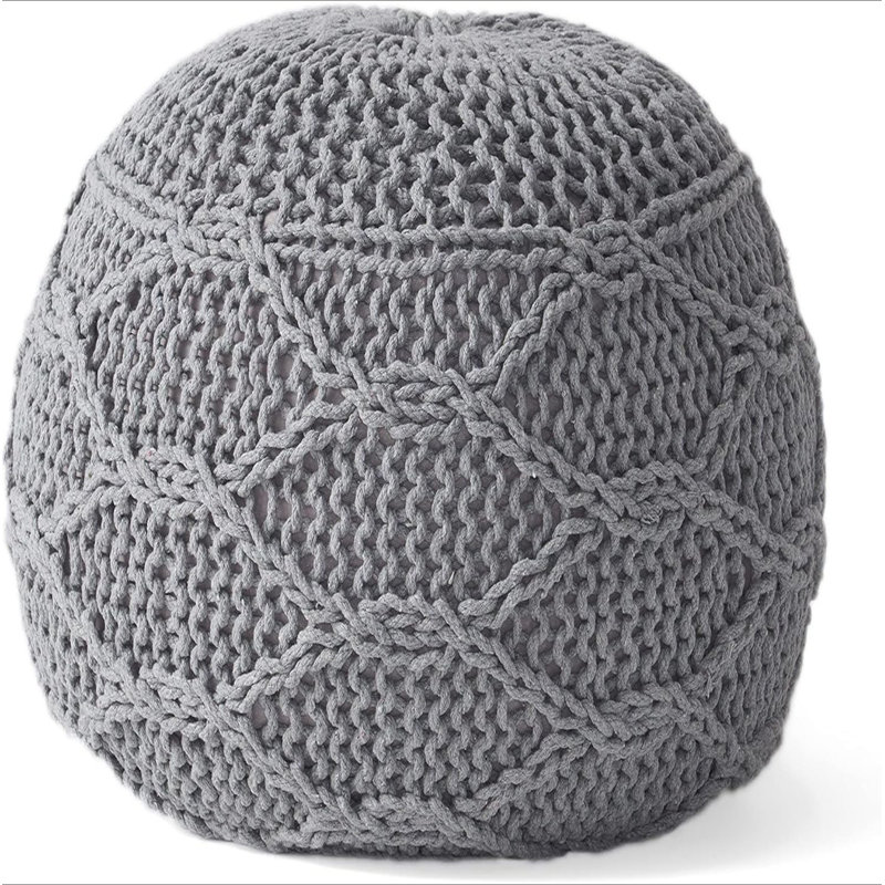 Malibu pouf, Coton gris