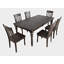 Ensemble de salle à manger extensible en bois massif de pin Aashma-1918547719-1918547718-1918453290