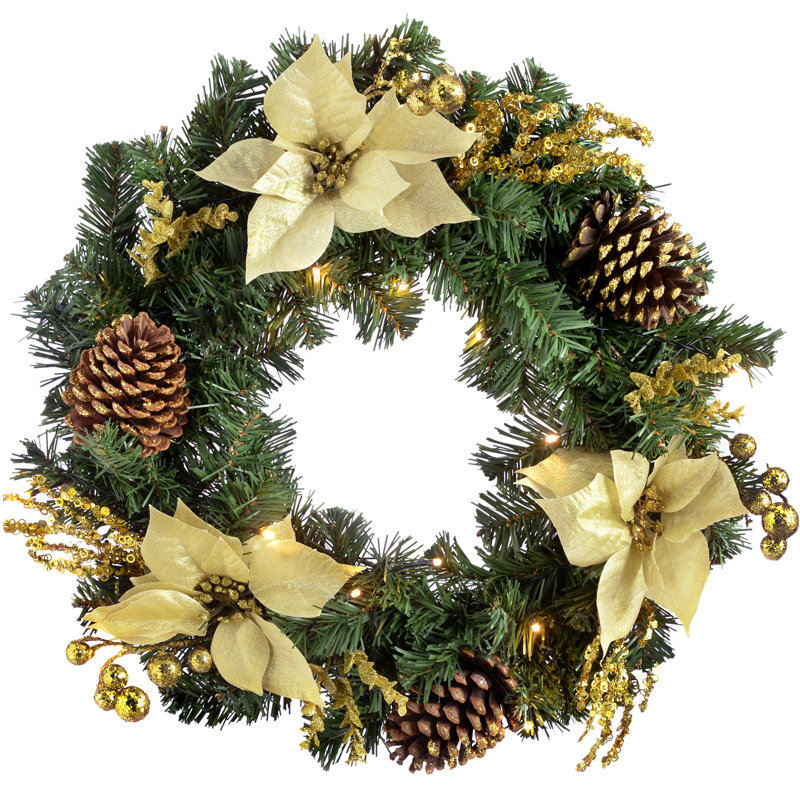 Lighted 60cm Wreath