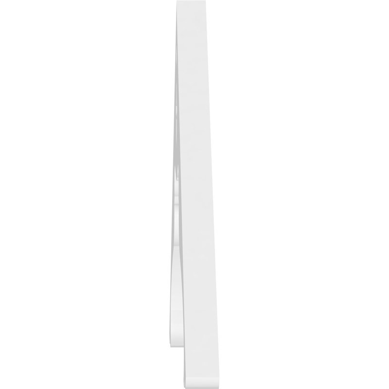 Pignon en PVC de qualité architecturale Heath, H 12 po x l 36 po x P 1 po, 8 / 12